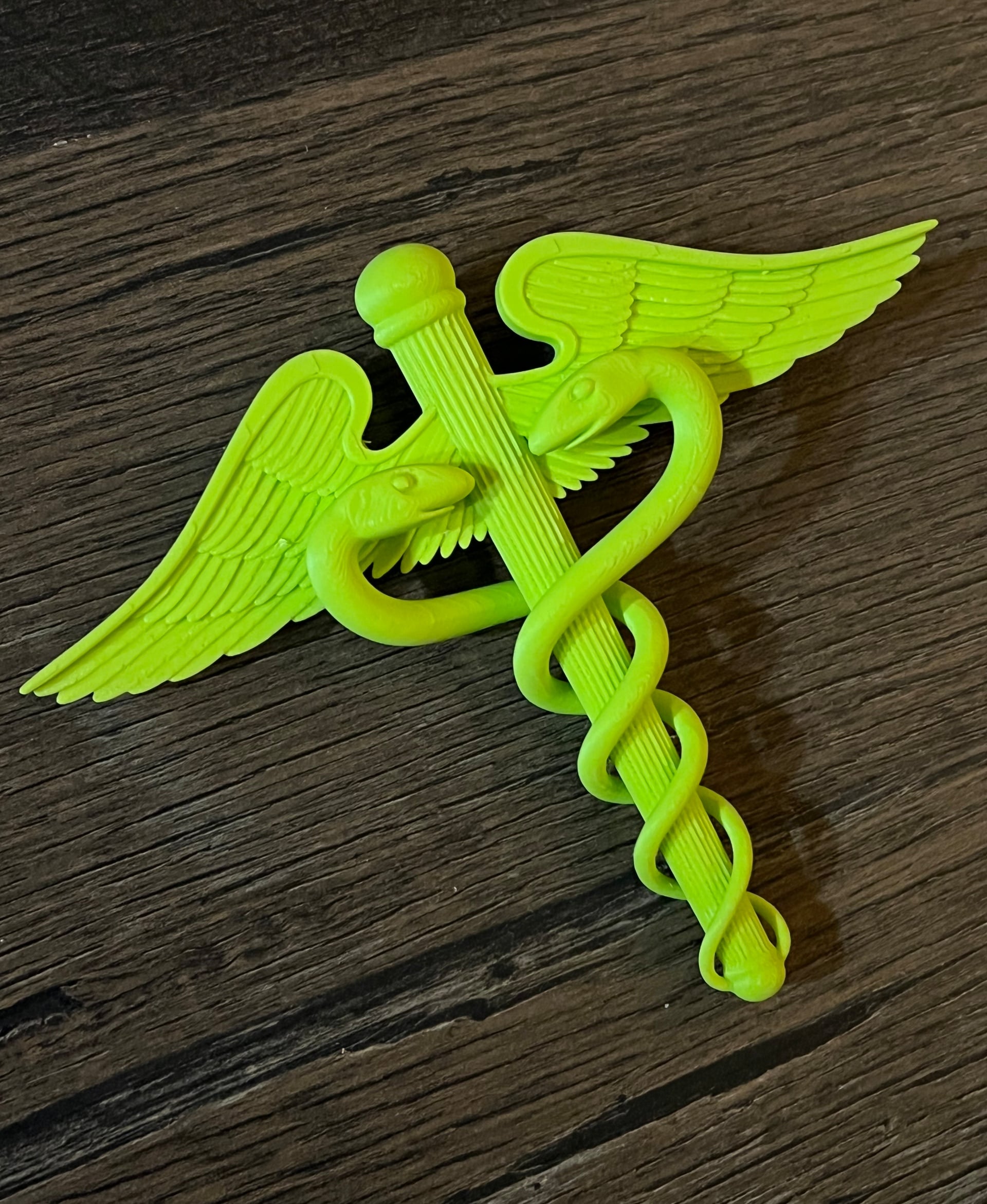 Caduceus 3D Printable Model | Medical Symbol STL 3d model