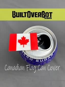Canadian Flag Soda Can Cover 3d model