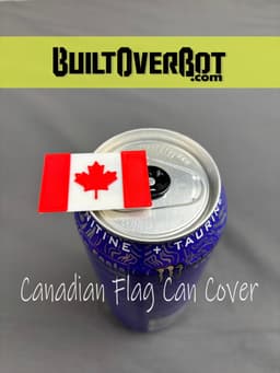 Canadian Flag Soda Can Cover 3d model