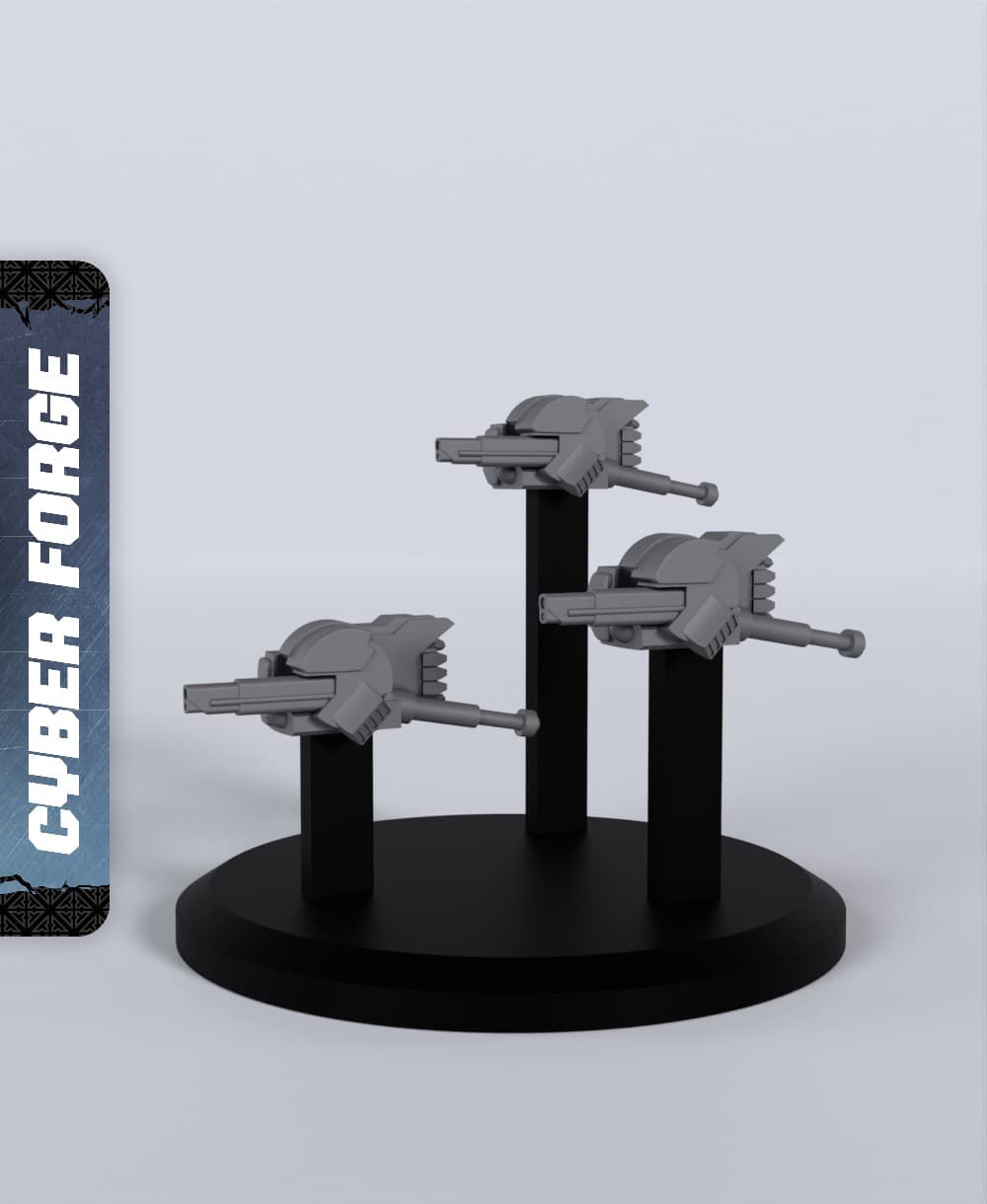 Outcasts Squadron - With Free Cyberpunk - Sci-Fi Gift Ideas for RPG and Wargamers 3d model