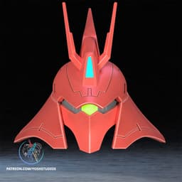 Mecha Villain MSN-04 Helmet 3MF File STL 3d model