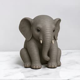 Elephant Figurine 3d model