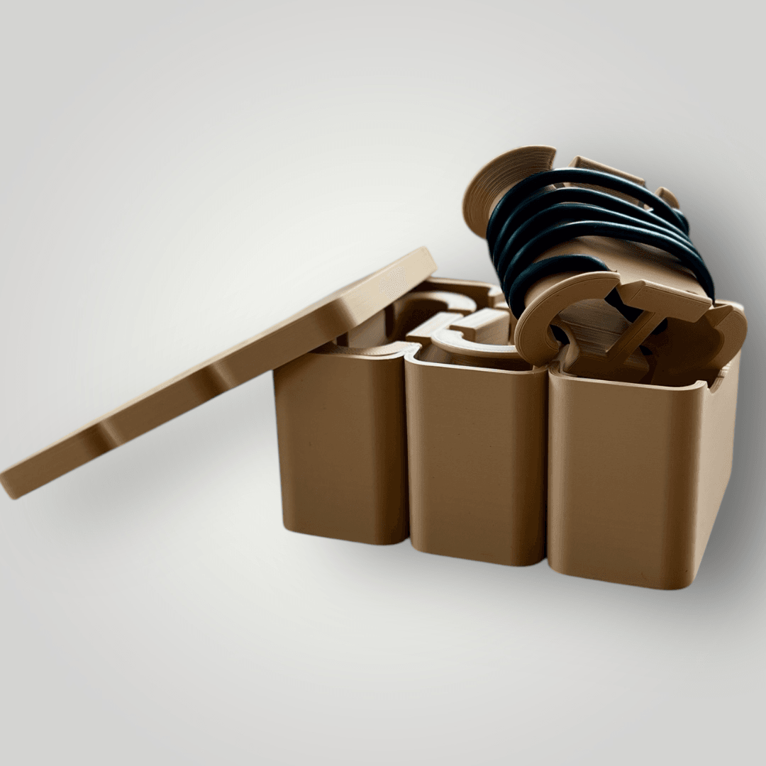 USB Organizer Box with Lid-Travel Tech Storage 3d model