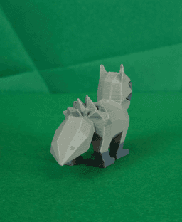Poochyena Low Poly Pokemon 3d model