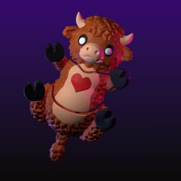 Heather the Highland Cow 3d model