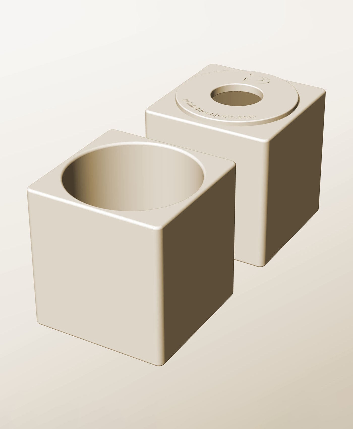 CS96-110-P Stackable pierced component box for creative makers 3d model