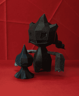 Shuppet Low Poly Pokemon 3d model