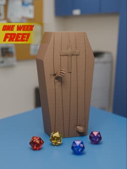 Coffin Dice Box 3d model