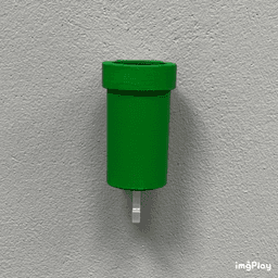 SUPER MARIO PIPE KEY HANGER - MARIO 3d model