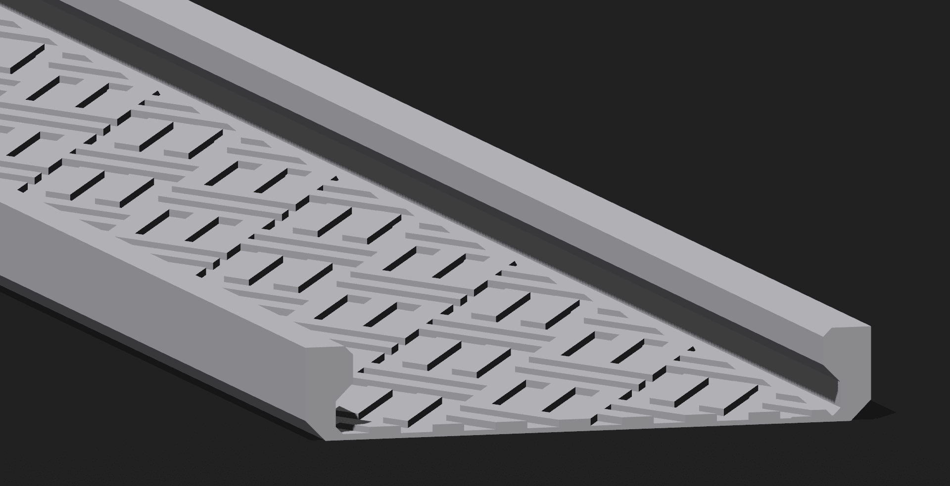 SnapGlow Modular LED Track System.3mf 3d model