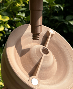 Acorn, birdhouse with integrated bird feeder. 3d model