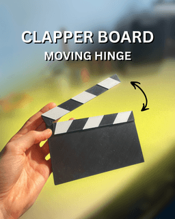 CLAPPER BOARD (print in place) 3d model