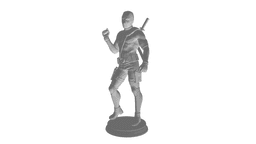 Deadpool With Base Plate 3d model