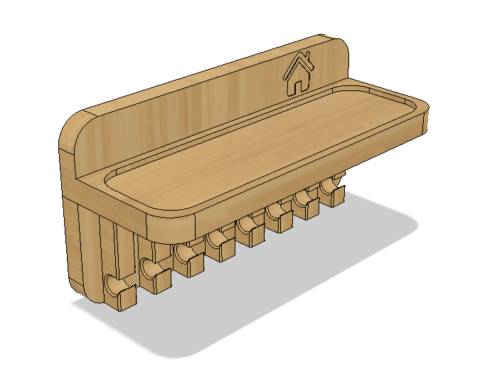 Key wall Holder 3d model