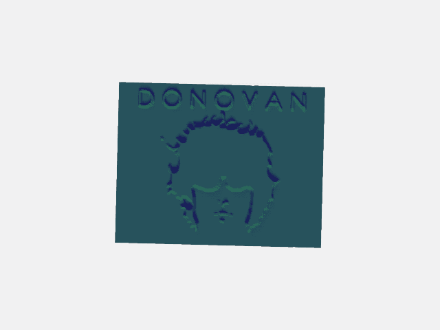 Donovan Wall Art 3d model