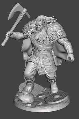 Viking Warrior 3d model
