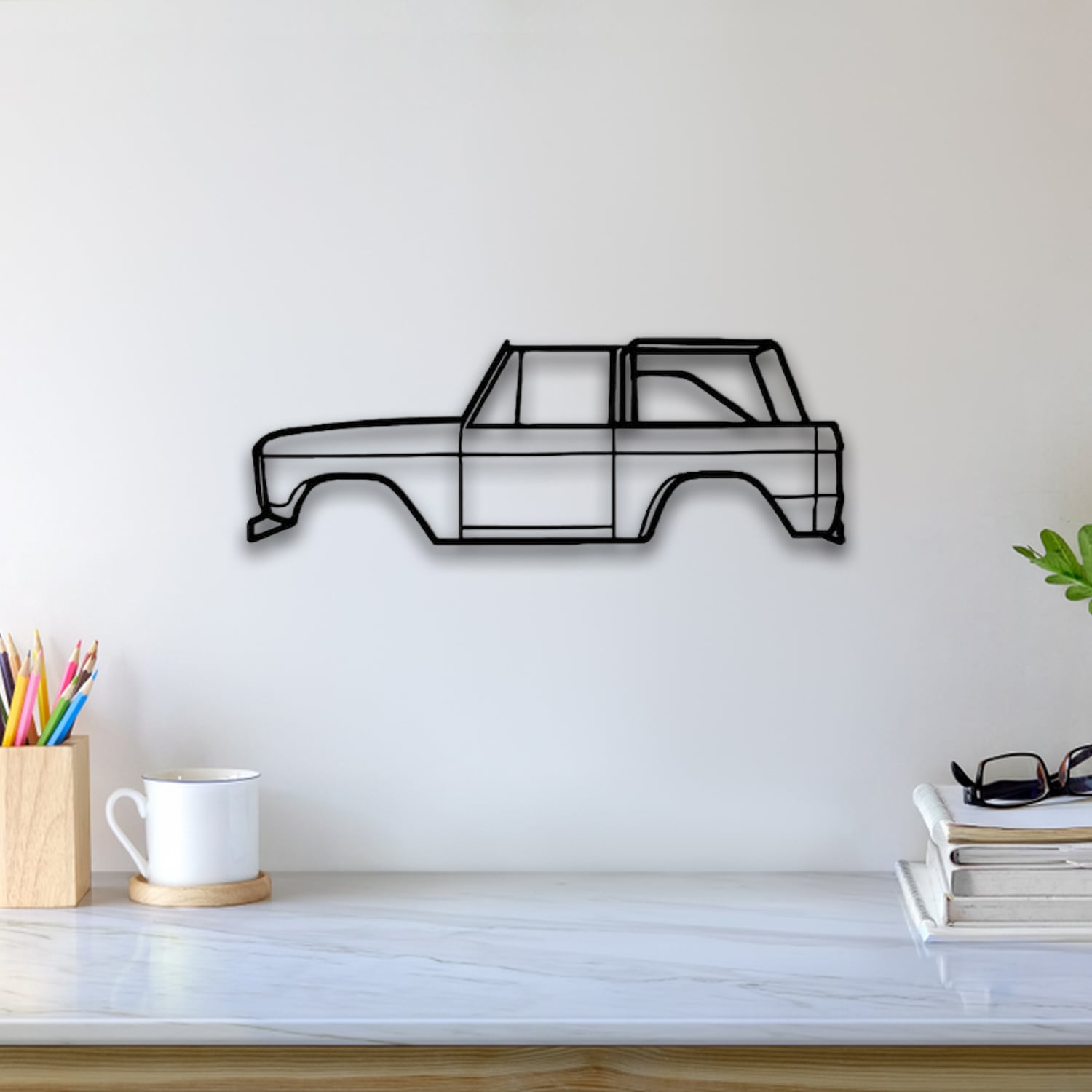 1974 Ford Wall Art 3d model