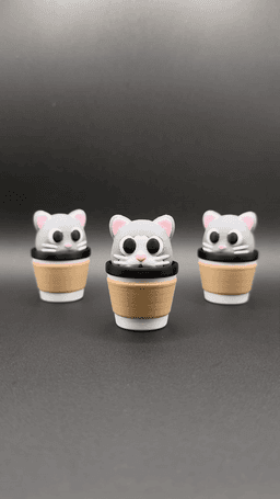 Takeaway Cat Clicker 3d model