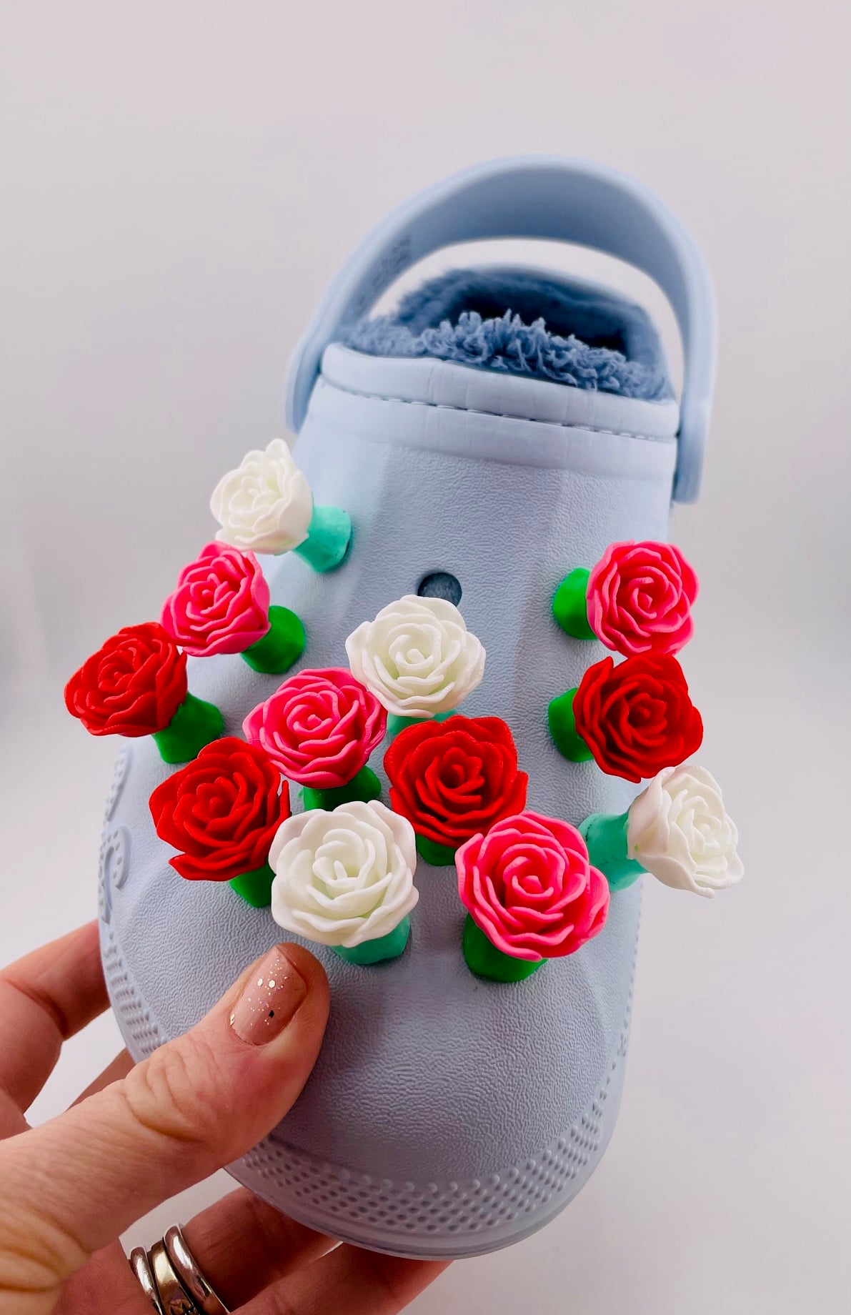 Rose Shoe Charm 3d model