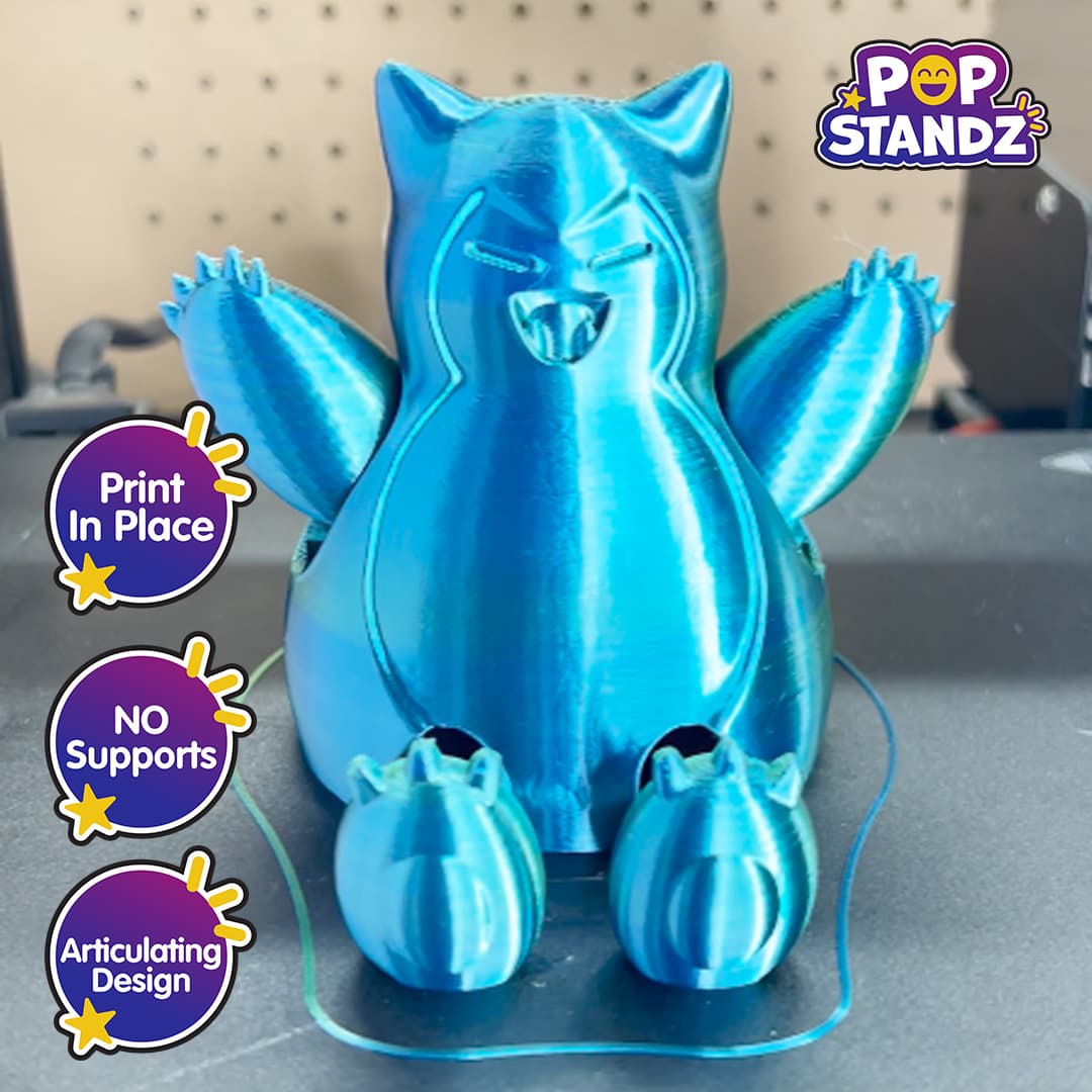 SNORLAX POPSTANDZ DEVICE HOLDER 3d model