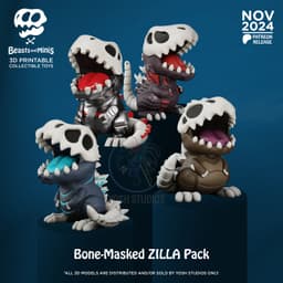 Shin ZIlla 3D Printer STL File 3d model