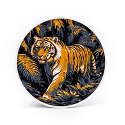 Tiger Coasters 3d model