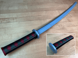 Collapsing Multi-Color Katana 3d model