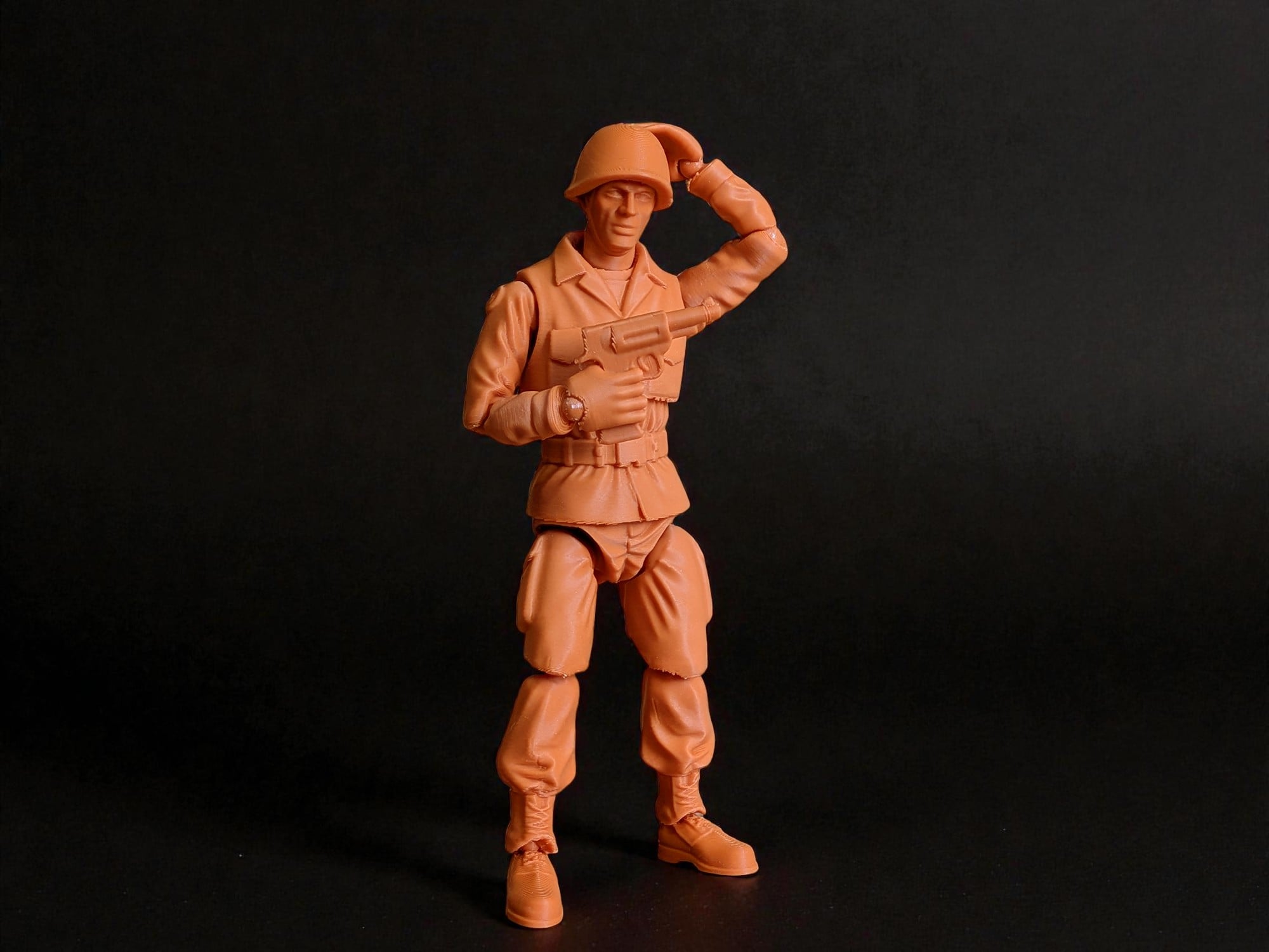 Jointed Army men 3d model