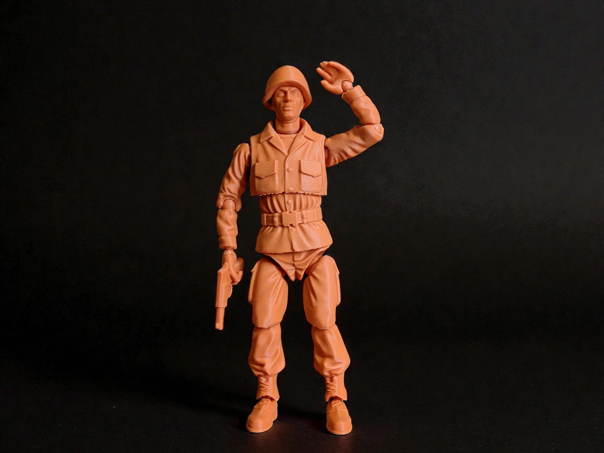 Jointed Army men 3d model