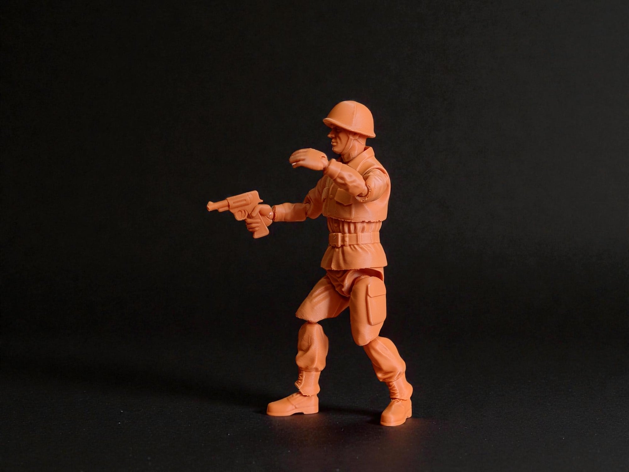 Jointed Army men 3d model
