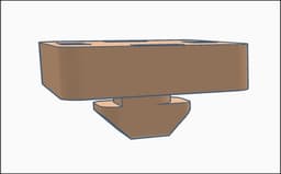 TwistLock 2020 Extrusion ZipTie Anchor.stl 3d model