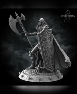 (32mm) Skeleton Commander 3d model