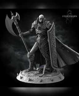 (32mm) Skeleton Commander 3d model