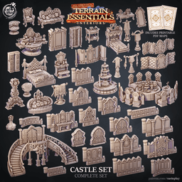 Castle Set (Pre-Supported) 3d model