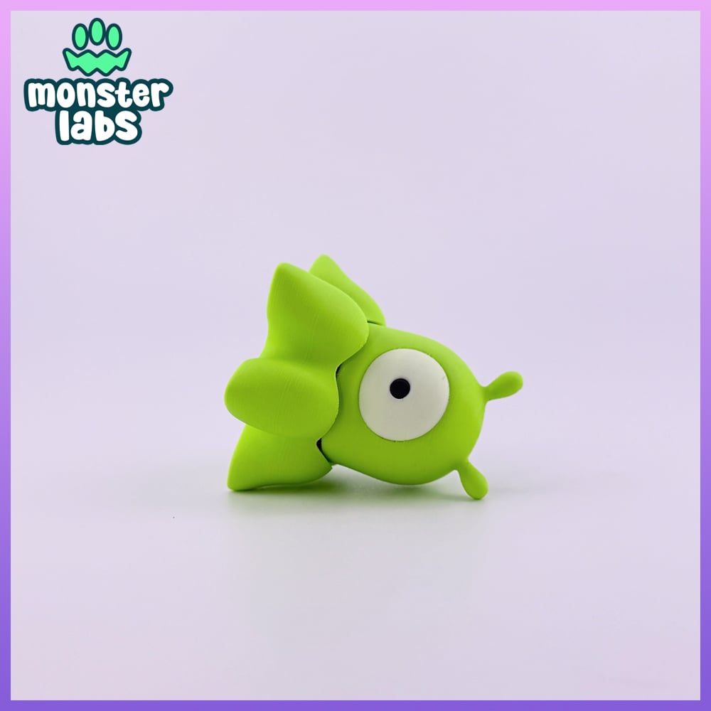 EXCLUSIVE: Alien Fidget Clicker Keychain 3d model