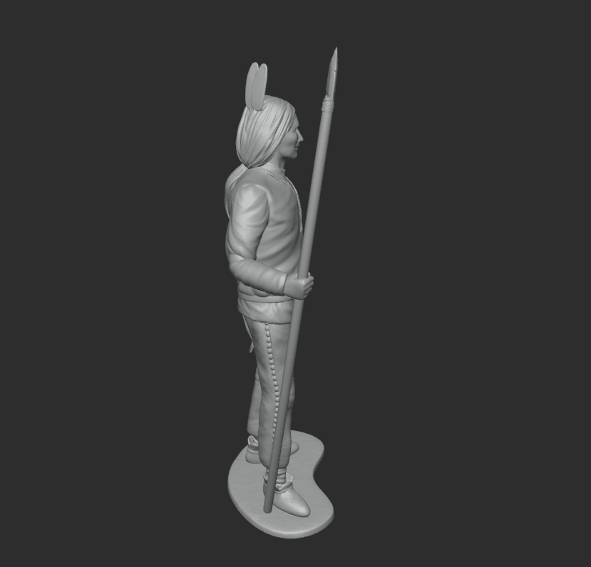 Toy Soldier Set: Indian 001 3d model