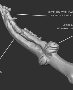 Supernatural 4 Blade set 3d model