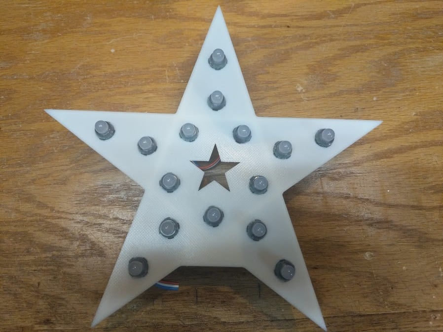 Mini Pixel Tree Star 3d model