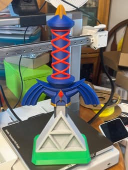 My son chose green and marble to give it the look of sitting on the grass! 3d model