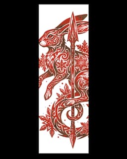 Celtic Knotwork Style Bookmark Set 3d model