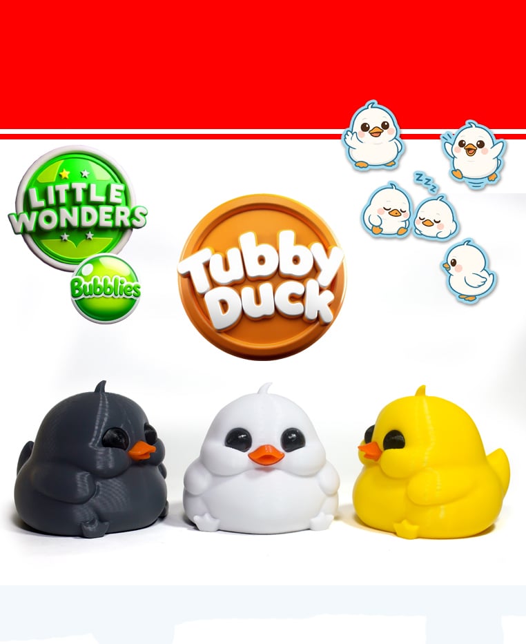 Tubby Duck 3d model