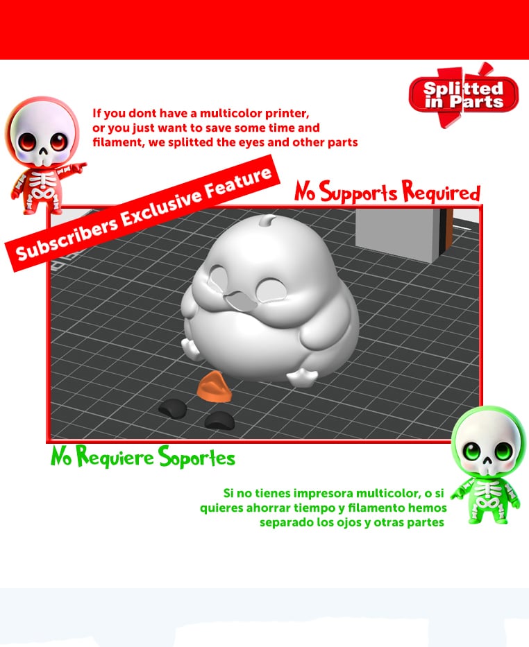 Tubby Duck 3d model