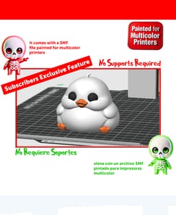 Tubby Duck 3d model