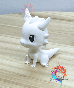 Charming mini dragon 3 / 3mf included 3d model