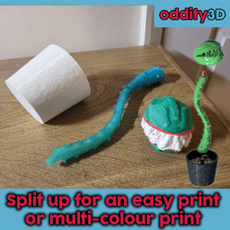 Snappy Spiny Flower (easy, no support print) 3d model