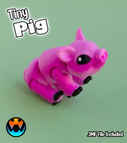 Tiny Pig 3d model