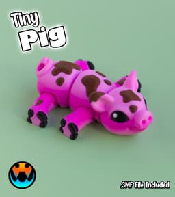 Tiny Pig 3d model