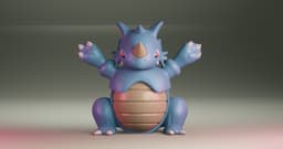 Rhydon By Colors 3d model