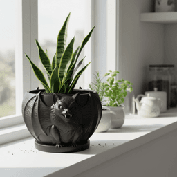 Gothic Bat Planter Bowl 3d model