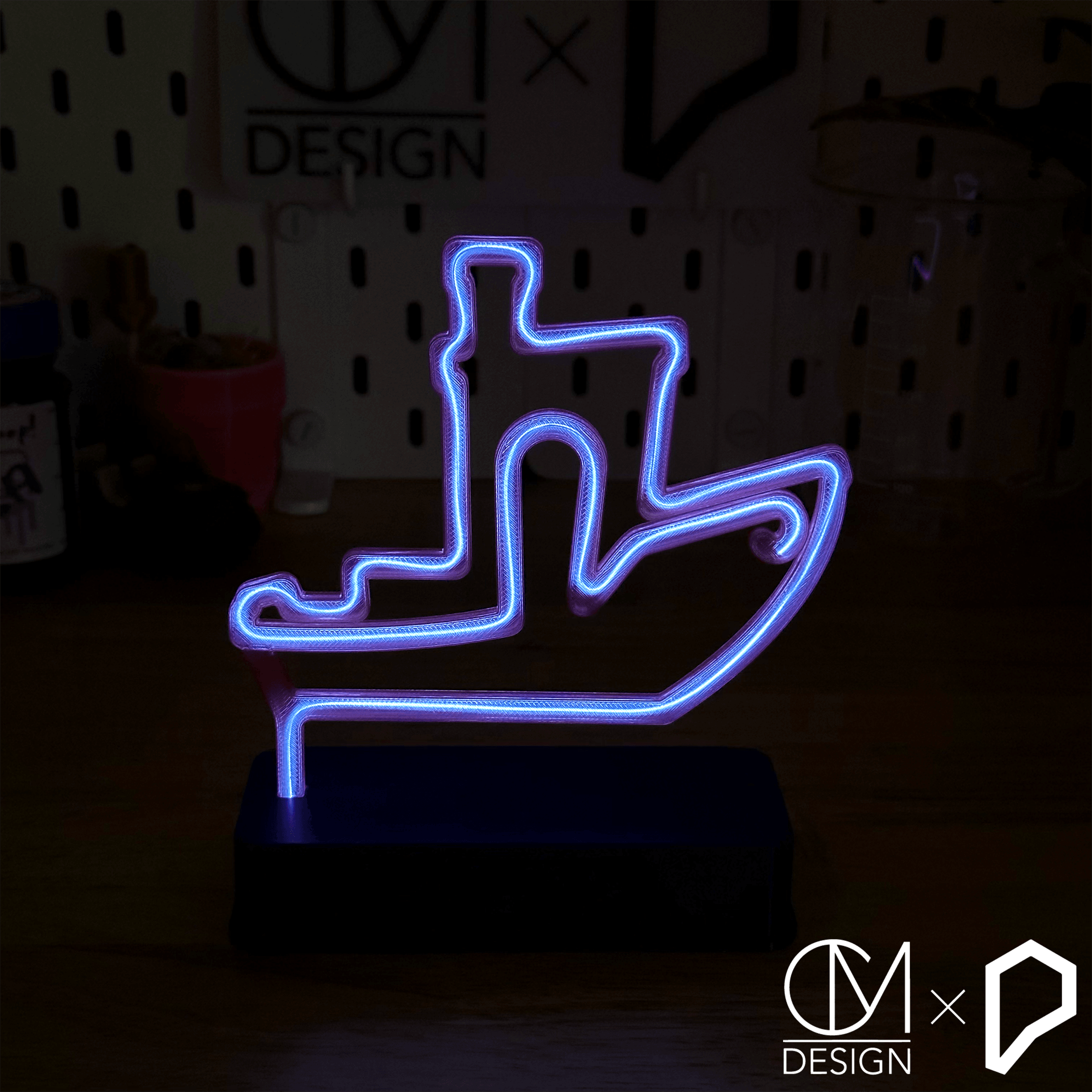 Neon Benchy 3d model
